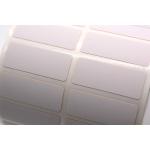 25mmx10mm High Temperature Adhesive Labels 1mil White Matte Polyimide Material