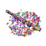 Metallic Foil Party Eco Friendly Wedding Confetti Poppers Transparent