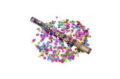China Metallic Foil Party Eco Friendly Wedding Confetti Poppers Transparent supplier