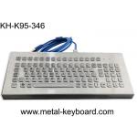 95 Keys PS2 USB Stainless Steel Keyboard FCC With Numeric Keypad for sale