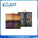 Outdoor Waterproof Magnesium Alloy P3.91 Advertising LED Building LED Transparent Screen for sale