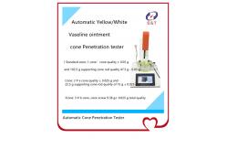 China Pharmaceutical Testing Instruments Automatic Vaseline Ointment Cone Penetration Tester supplier
