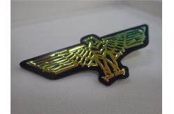 China Non Toxic Mirror TPU 1.0cm Custom Clothing Patches supplier