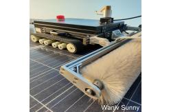China Solar Panel Cleaning Equipment with Track Crawl Quick Cleaning Rolling Brush and Nozzles supplier