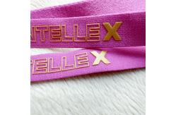 China High Tear-Resistant And Flexible Jacquard Elastic Band  With Silicon Logo supplier