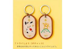 China Adventure Buddies Keychains | Embroidered Let's Try Tokens | Kawaii Hand-Stitched Whimsy supplier