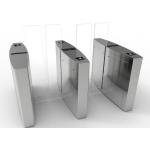 School Bi Directional RFID Security Turnstile Gate Brushed Finish