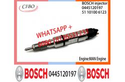 China BOSCH 0445120197 51101006123 Neutral Fuel Injector Assembly 0445120197 51101006123 For MAN supplier