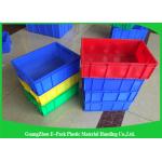 Industrial Euro Plastic Storage Boxes , Customized Heavy Duty Plastic Storage Crates