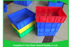 China Industrial Euro Plastic Storage Boxes , Customized Heavy Duty Plastic Storage Crates supplier