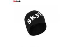 China Fluorescent Running Hat High Visibility Knit Reflective Patch Beanie supplier