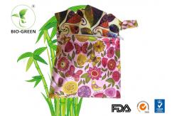 China Customized Bamboo Washable Sanitary Pads , Breathable Bamboo Sanitary Pads supplier