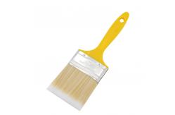 China High quality paint flat brush plastic handle PET fibre bristles supplier