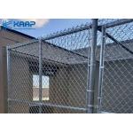 PVC Coated Chain Link Mesh 1.9mm - 5.0mm Wire Diameter Portable Strong Structure for sale