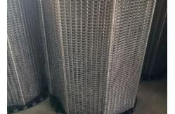 China Ss304 Flat Plate Link Conveyor Belt Smooth Surface supplier