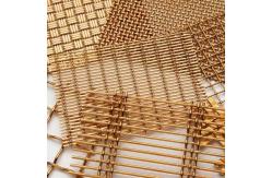 China Durable Steel Mounted Rigid And Flat Mesh , Bronze Wire Mesh supplier