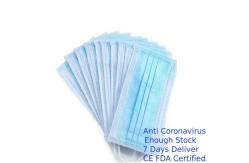 China High Breathability Disposable Face Mask With Splash Repellant Barrier supplier