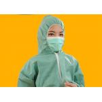 SMS Disposable Hooded Coveralls , Flexible Disposable Protective Clothing for sale