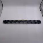 Modular High Density Zig Zag patch panel, 48xRJ45/u/s, unequipped, 1U
