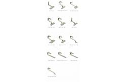 China PV System Stamping SS304 SS316 Solar Tile Roof Hook supplier