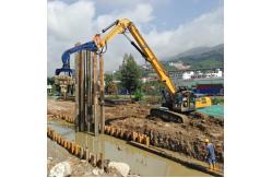 China Excavator Sheet Pile Driver – Jetties Water Driven & Hydraulic Power supplier