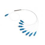 1×8 PLC Fiber Optic Splitter Steel Tube Package and LSZH for sale