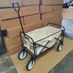 Four Wheel Stainless Steel Garden Foldable Wagon Cart Durable for sale
