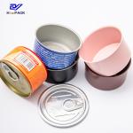 Tomato Tuna Can Packaging 0.19mm Thickness Food Tin Containers for sale
