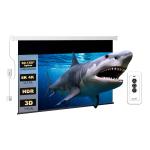 ALR Large Size Projector Screen 150 Inch Electric Motorized Projector Screen 4K for sale