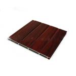 Wood Grain Extruded Aluminium Door Profiles Length Customized With Transfer Printing for sale