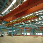 5T QL Hang Beam Double Girder Electromagnetic Bridge Crane For Factory for sale