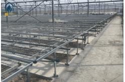 China Agricultural Seedling Rolling Grow Benches Adjustable Nursery Rack For Vegetables And Flowers supplier