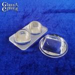 OEM Durable Clear Surface Pyrex 3.3 Borosilicate Street Light Led Lens for sale