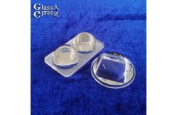 China OEM Durable Clear Surface Pyrex 3.3 Borosilicate Street Light Led Lens supplier