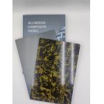 Fire Rated ACP Sheets Wood Grain 0.3mm Aluminum Layer for Furniture Surface for sale