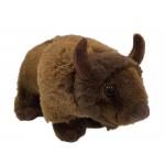 Unisex 20cm 7.78IN Wild Animal Plush Toys Recycled Material Ox Stuffed Animal For Kids for sale