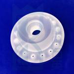 High Quality Polished Quartz Glass Tube Quartz Tube With Flange End for sale