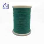 Custom Green Color Strands Litz Wire Pure Natural Silk Coated Litz Wire For Audio for sale