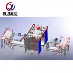 Precision Engineered Shuttle Rotational Molding Machine 1700*1100*5300 Dimensions for sale
