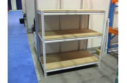 China Powder Coated  Rust Proof Rivet Boltless Shelving for Light Duty Application supplier