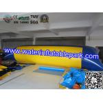 Blue And Yellow  Inflatable Water Blob , Inflatable Water Jumping Pillow