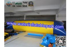 China Blue And Yellow  Inflatable Water Blob , Inflatable Water Jumping Pillow supplier