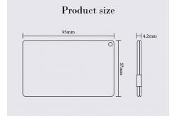 China Custom Size Thin Carbon Fiber Money Clip Card Holder supplier