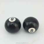 Black Billiard Car Gear Shift Knob 8 Ball Logo Print Acrylic Material for sale
