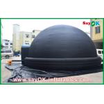 Diameter 5m Black Inflatable Projection Planetarium With Blower SGS ROHS for sale