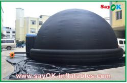 China Diameter 5m Black Inflatable Projection Planetarium With Blower SGS ROHS supplier