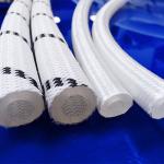 China Outer Polyester Silicone Braided Hose Pipe FDA Food Grade High Pressure for sale