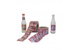 China printed self adhesive labels on a roll label sticker manufacturer supplier