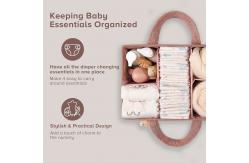 China Sherpa Exterior Baby Diaper Caddy Organizer for Changing Table supplier