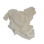 Recycled White T Shirt Industrial Cotton Rags for sale